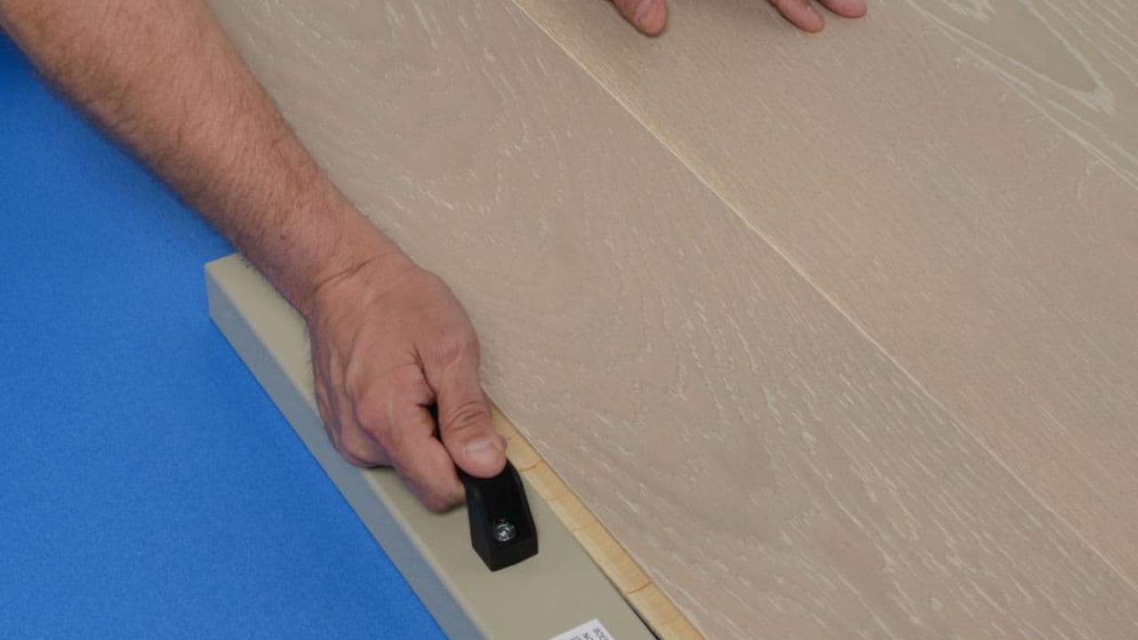 Boen parkett legges oppå Maxima parkettunderlag.