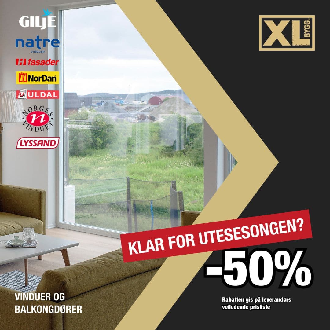 Vinduer og balkongdører